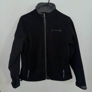 Free Country Men’s Black Soft Shell Zip Jacket Sz Small